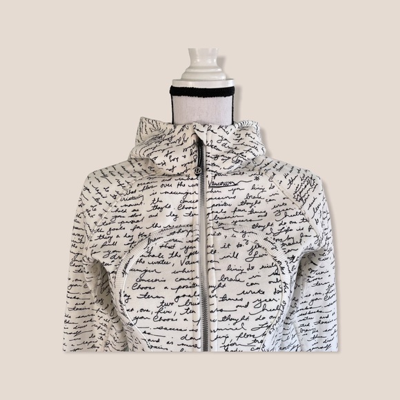 Lululemon Manifesto Script Scuba Hoodie. Sz. 4 - Picture 2 of 7